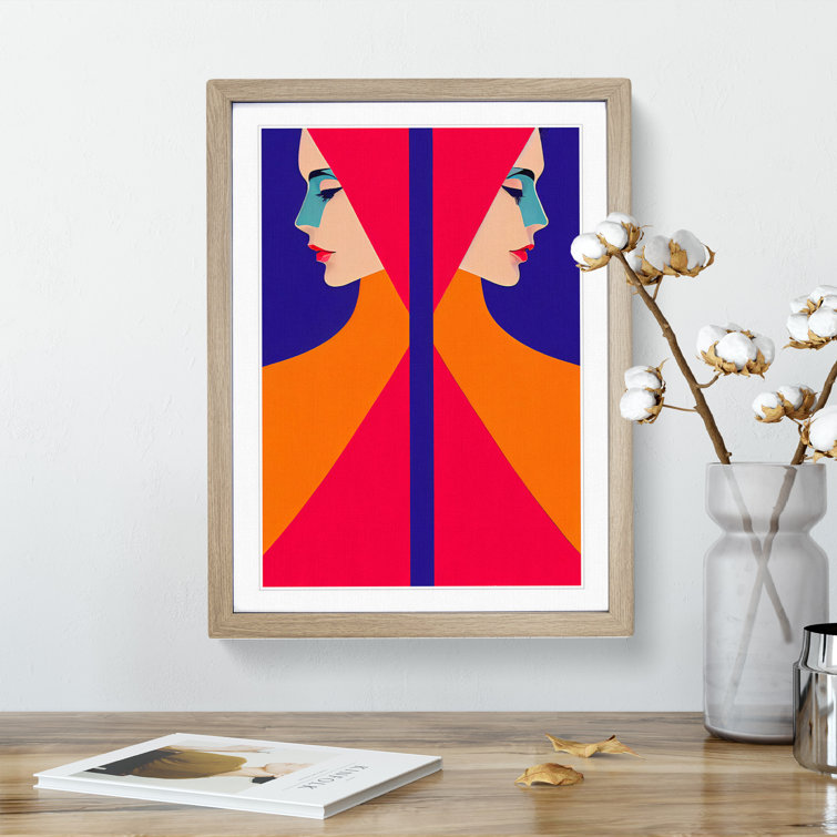Fairmont Park XV10224399X Symmetrical Abstract Woman Picture Frame